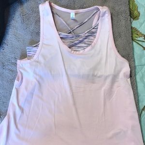 Girls XL size 14-16 pink athletic top. NWOT